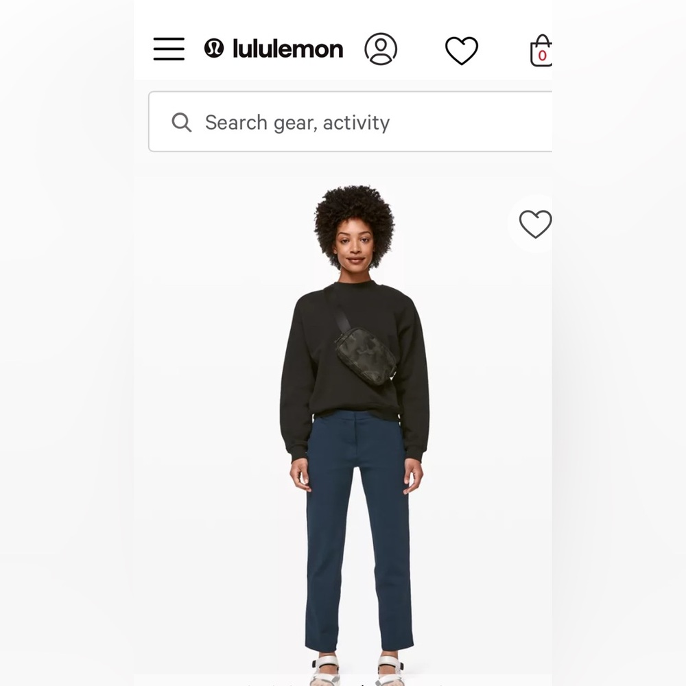 Lululemon on the move pants- black